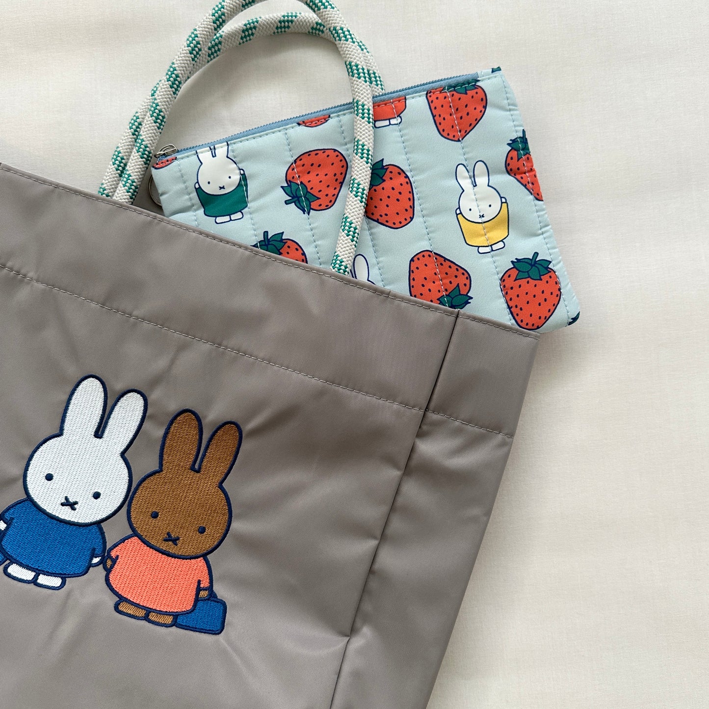 [Dick Bruna] DB/キルティングフラットポーチ