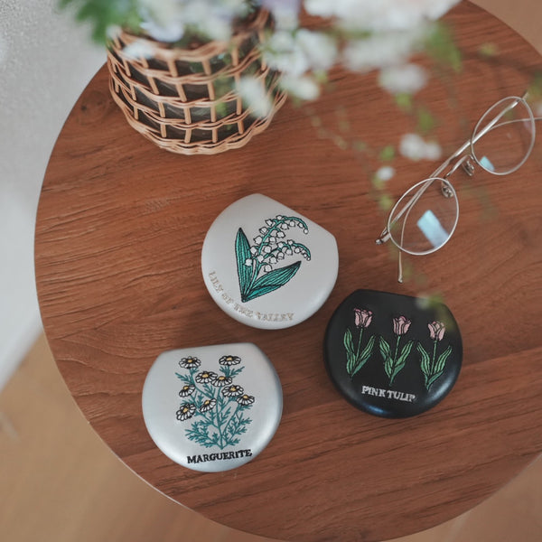 [JOliJOli] キャリング刺繍ラウンドケース