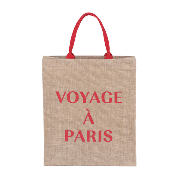 TRIP TO FRANCE ジュートバッグ