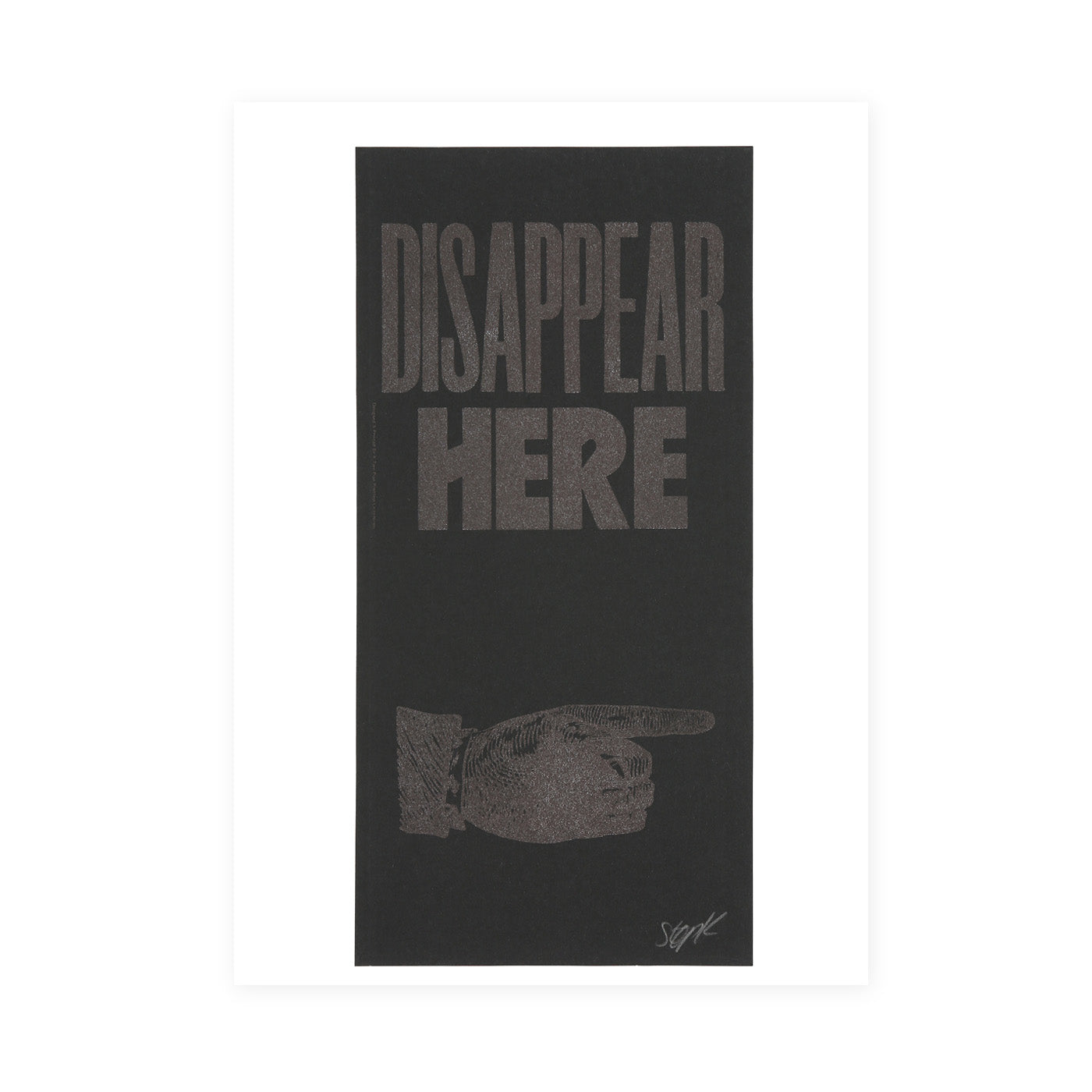 [ATPPL] Typography Poster/M size