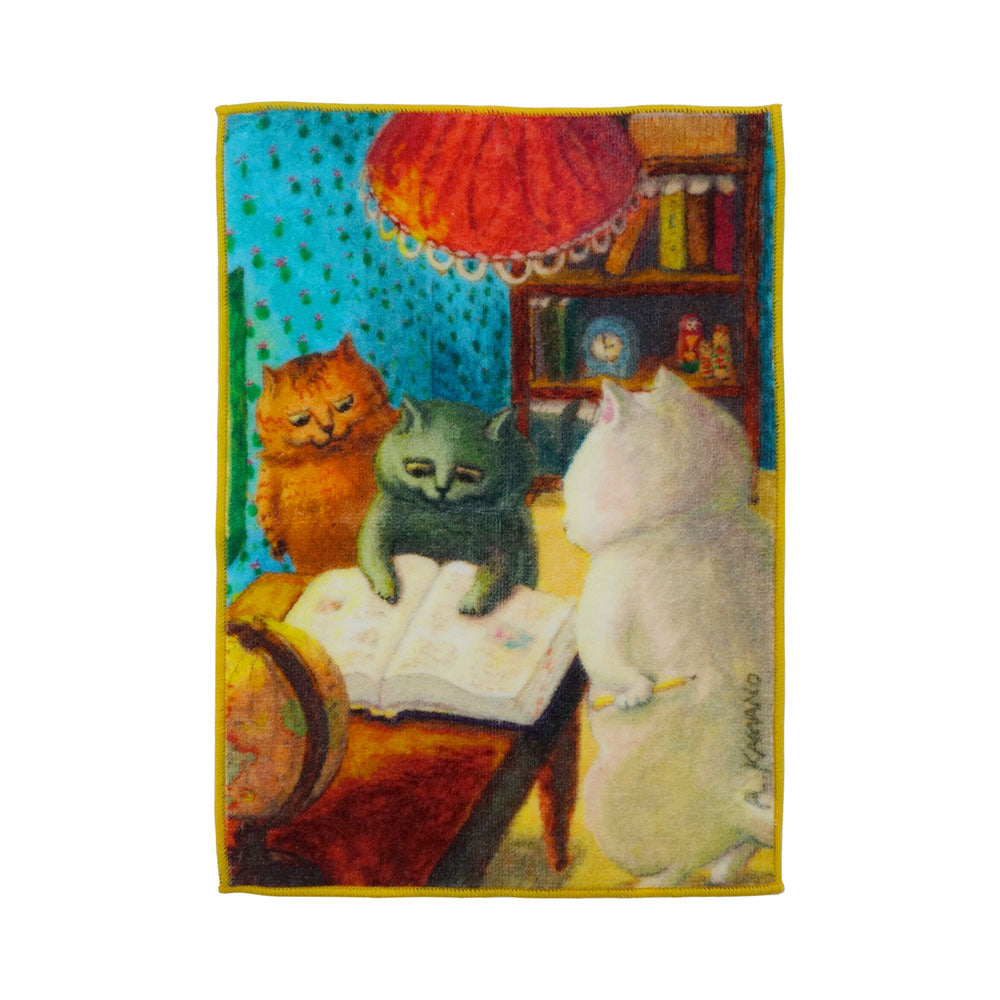 MANGO ART]「ねこの暮らし」 by カマノレイコ タオルハンカチ