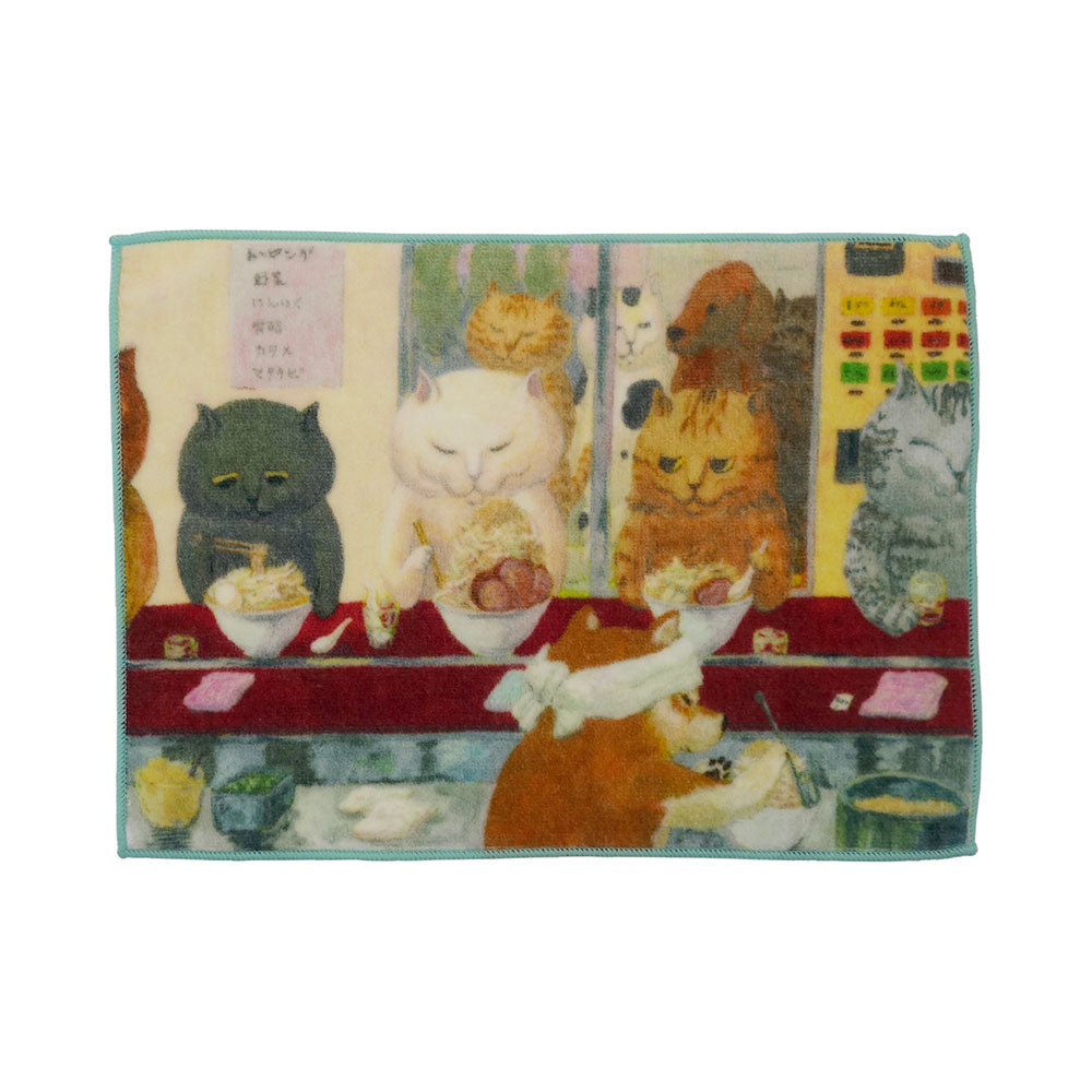 [MANGO ART]「ねこの暮らし」 by カマノレイコ タオルハンカチ