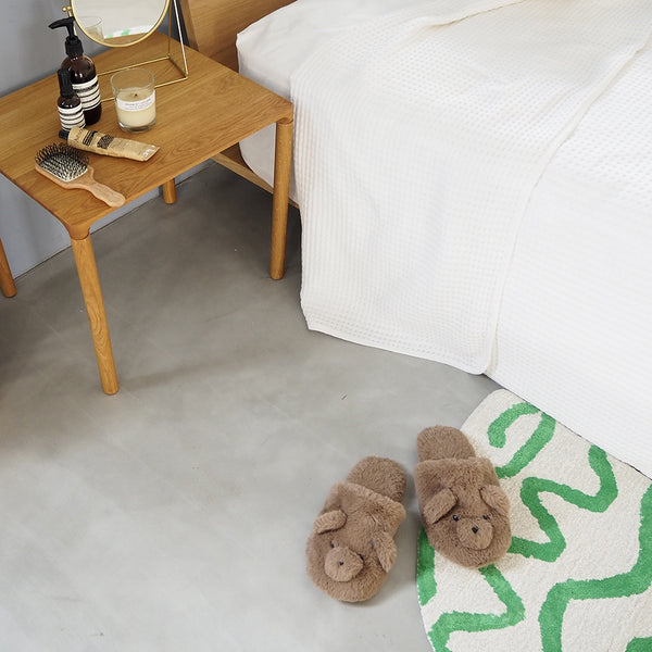 [JOliJOli] テディヒールスリッパ