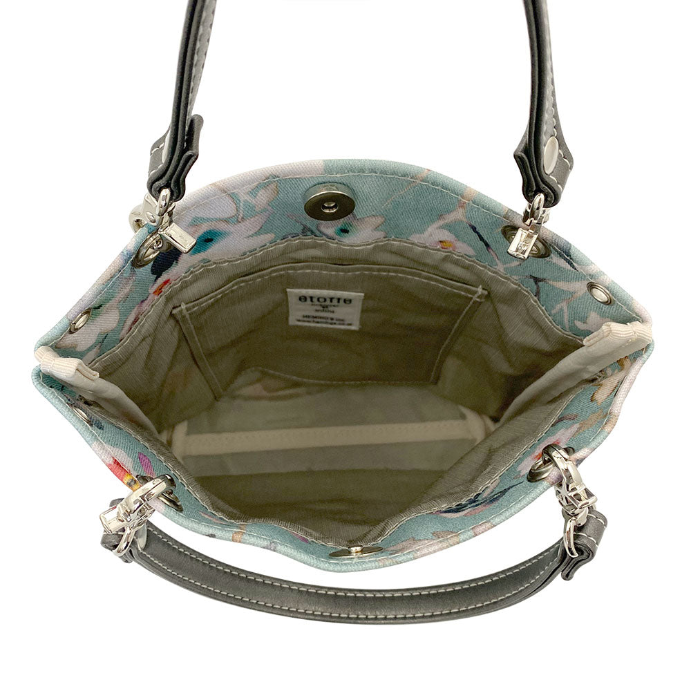 [etoffe] Pochette SAFECO AUBEPINE/AQUA
