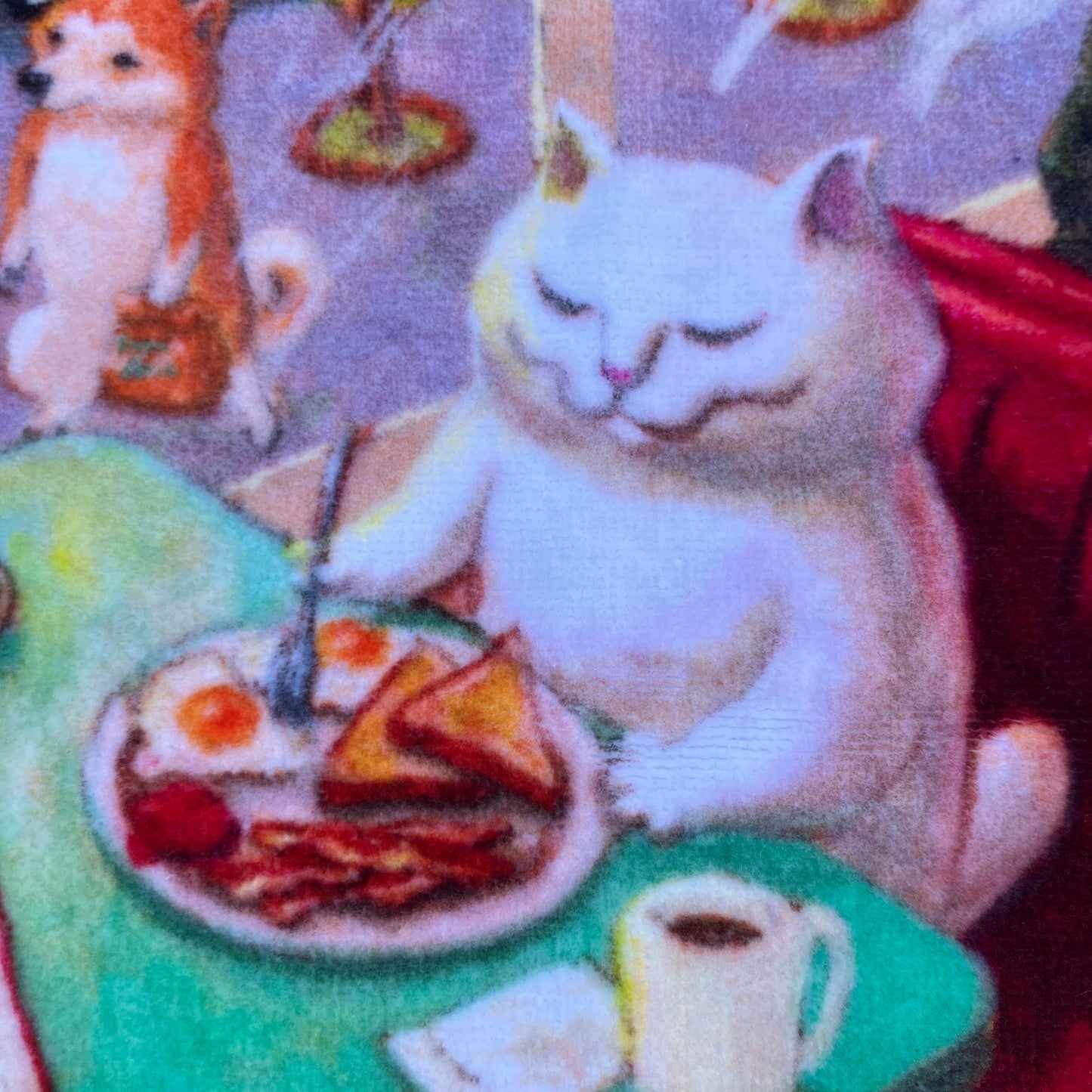 [MANGO ART]「ねこの暮らし」 by カマノレイコ タオルハンカチ