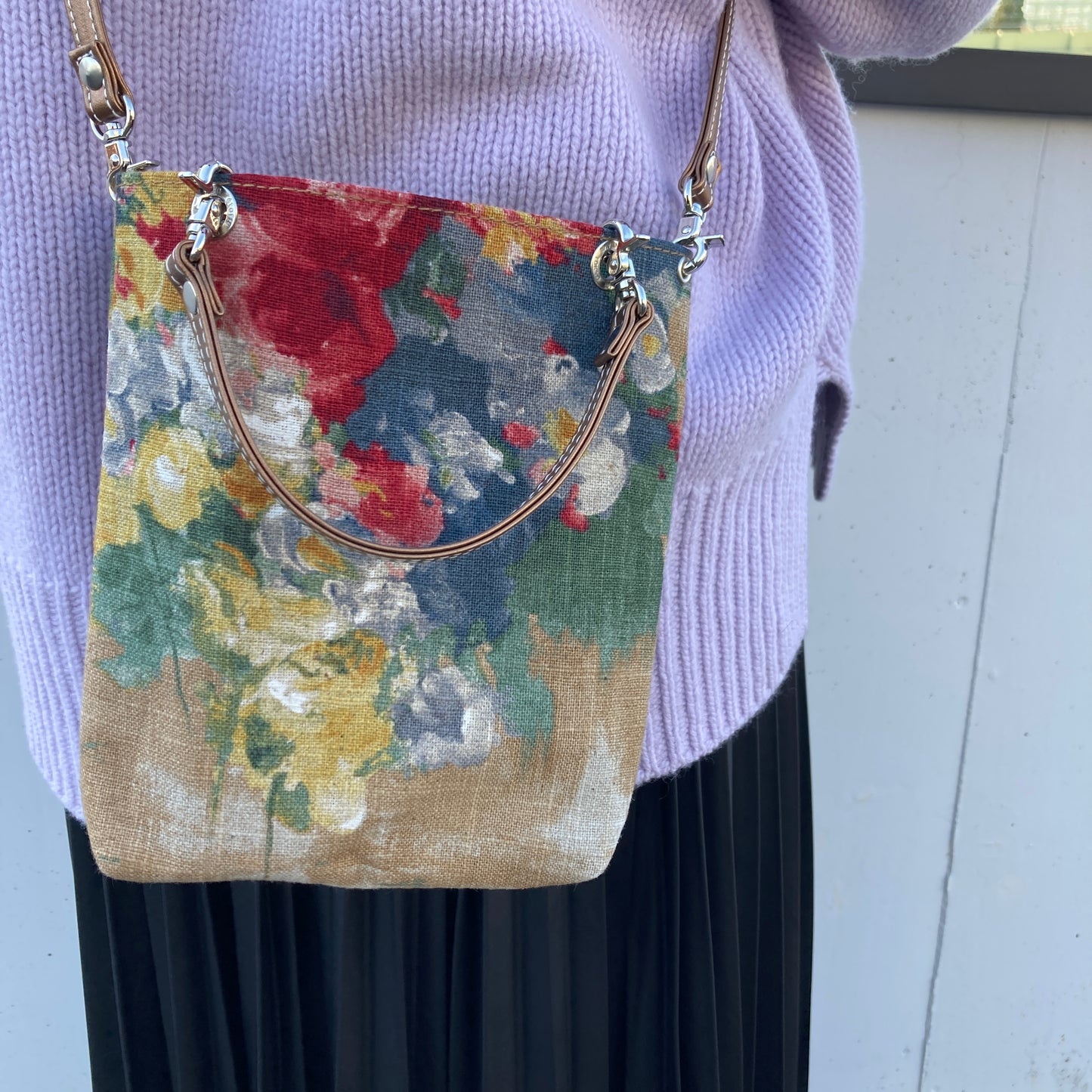 [etoffe] Pochette IMPRESSIVE ROSE/BEIGE