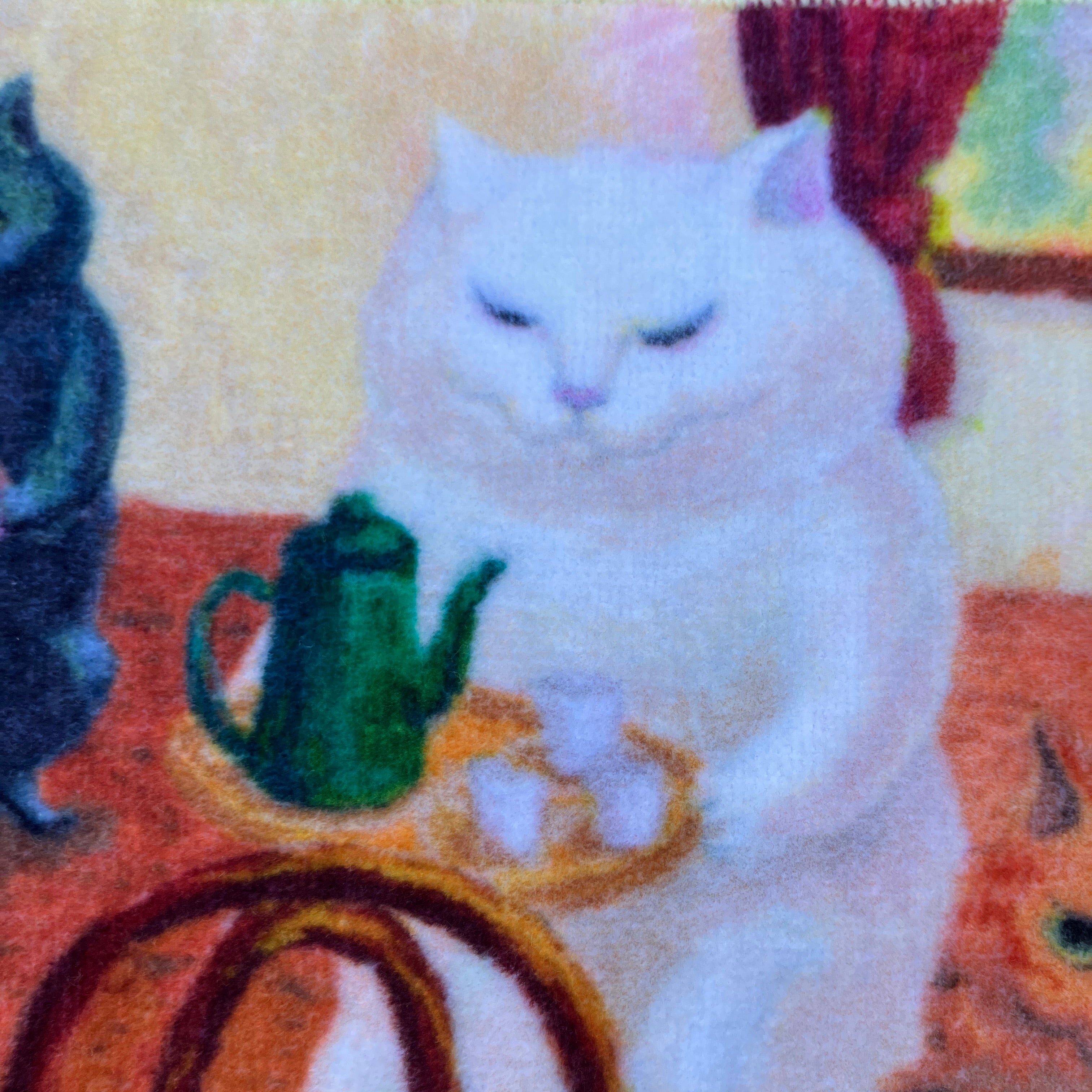 MANGO ART]「ねこの暮らし」 by カマノレイコ タオルハンカチ